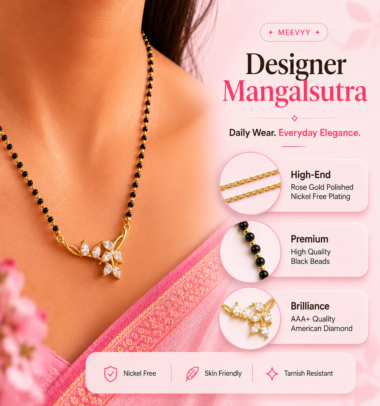 Butterfly Blessing Mangalsutra - Image 6