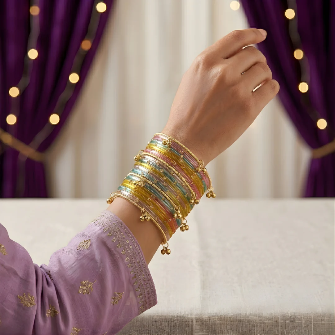 Kashmiri Rainbow Bangles - Image 3