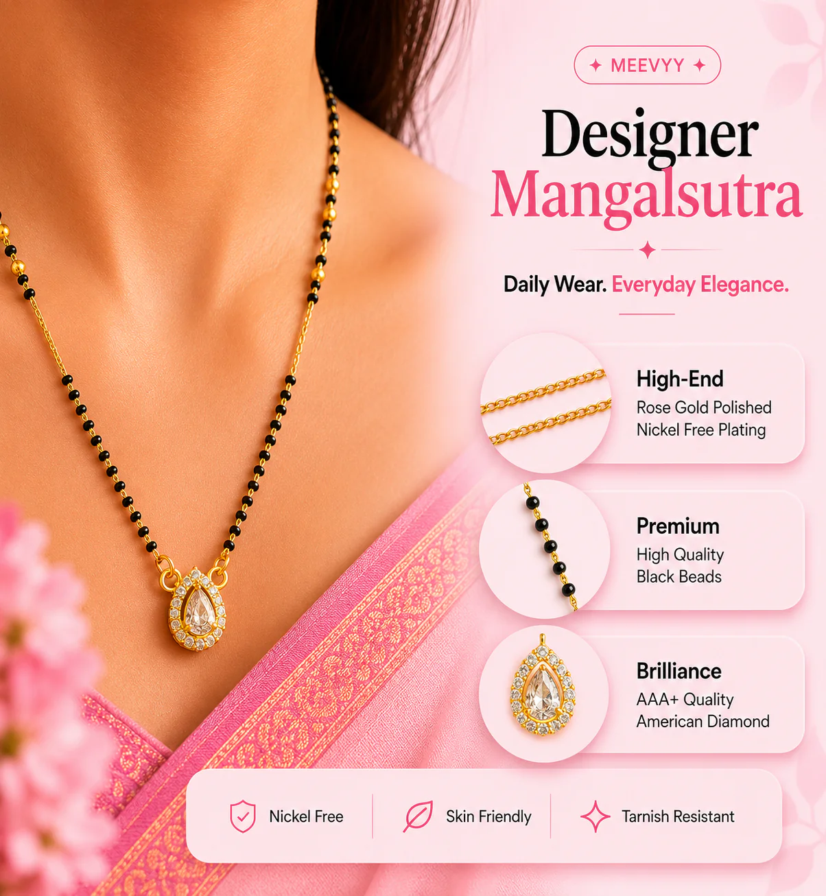 Lakshmi Blessing Mangalsutra - Image 5