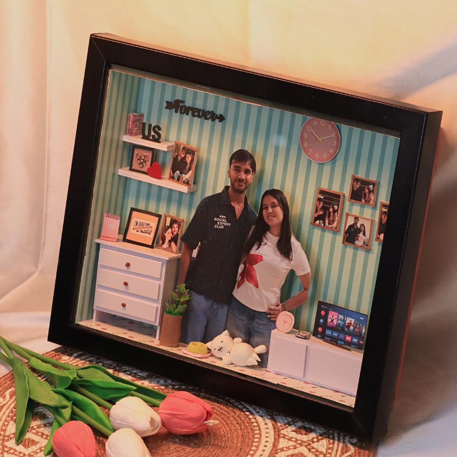 Moments in Miniature – Custom Couple Frame - Image 4