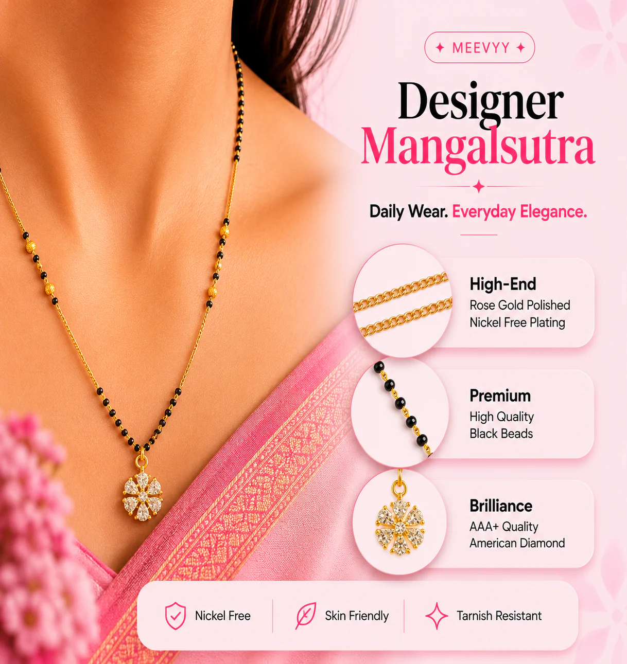 Triveni Sparkle Mangalsutra - Image 5