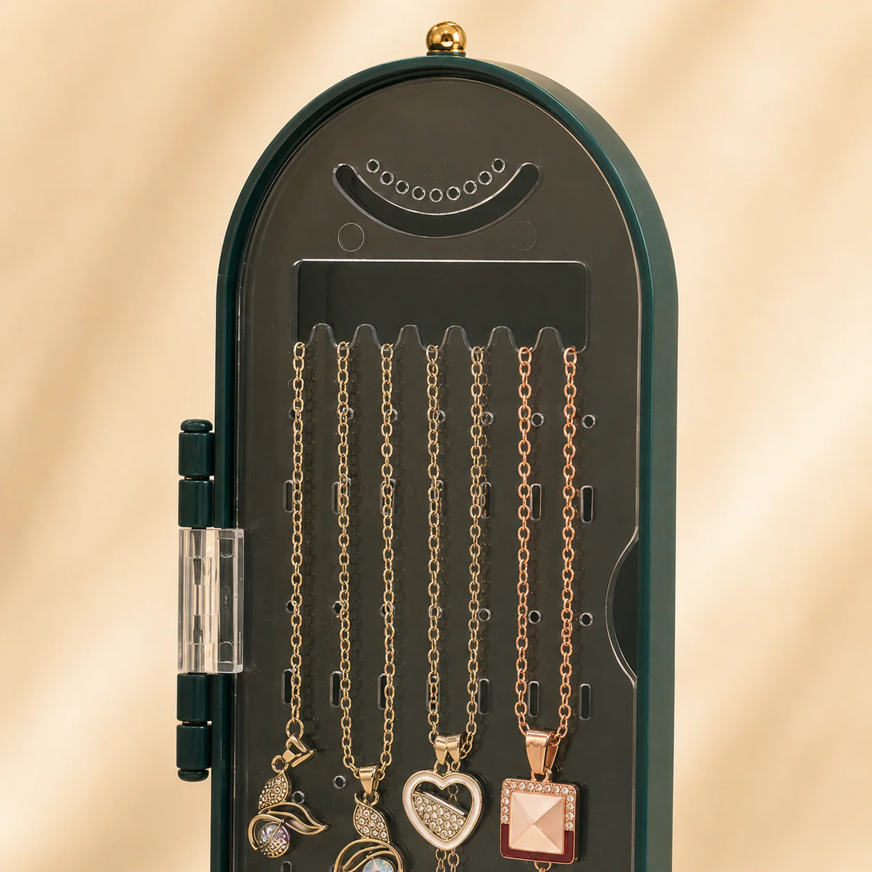 Viral 3-fold elegant Green  Jewellery box - Image 3